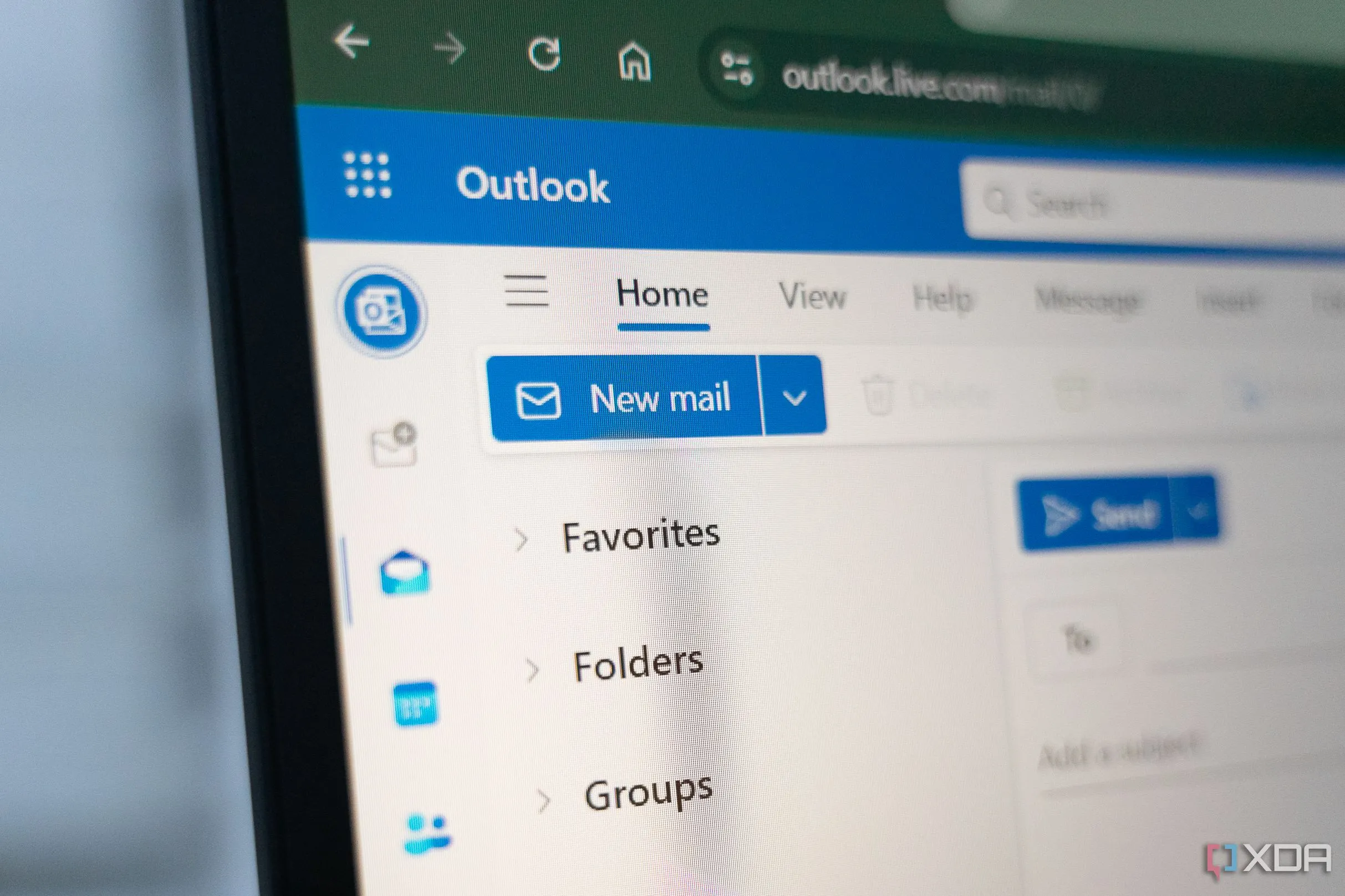 Giao diện Microsoft Outlook cổ điển
