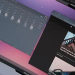 Giao diện môi trường desktop KDE Plasma trên Fedora 41 đang chạy Wayland, hiển thị trình duyệt Firefox và trình quản lý tệp Dolphin