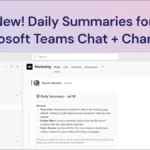Giao diện tính năng tóm tắt tin nhắn Microsoft Teams hàng ngày của Read AI, hiển thị các bản tóm tắt cuộc trò chuyện và kênh tự động