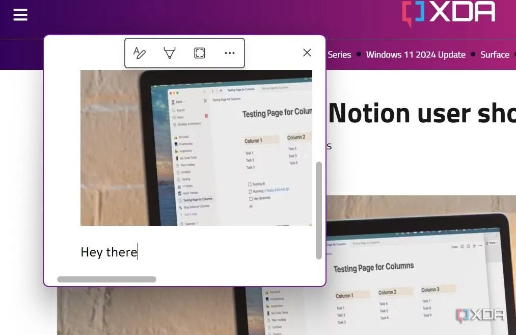 Giao diện ứng dụng OneNote trên Windows 10 với các ghi chú và tính năng sắp ngừng hỗ trợ