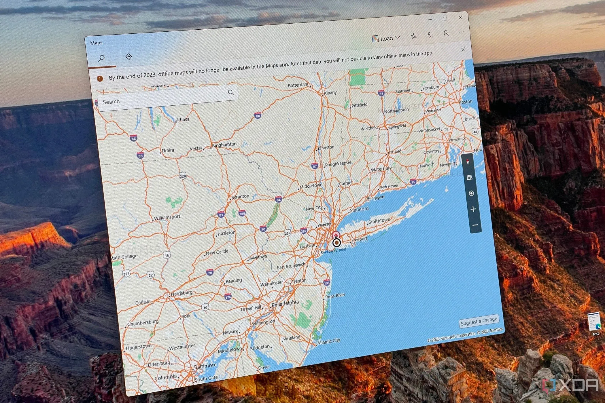 Giao diện ứng dụng Windows Maps trên Windows 11 sắp bị khai tử