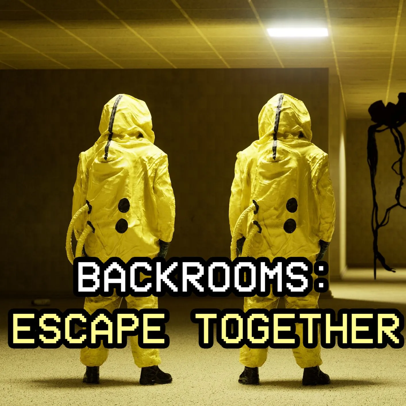 Góc nhìn cận cảnh một hành lang vô tận và đầy ám ảnh trong trò chơi kinh dị co-op Backrooms Escape Together