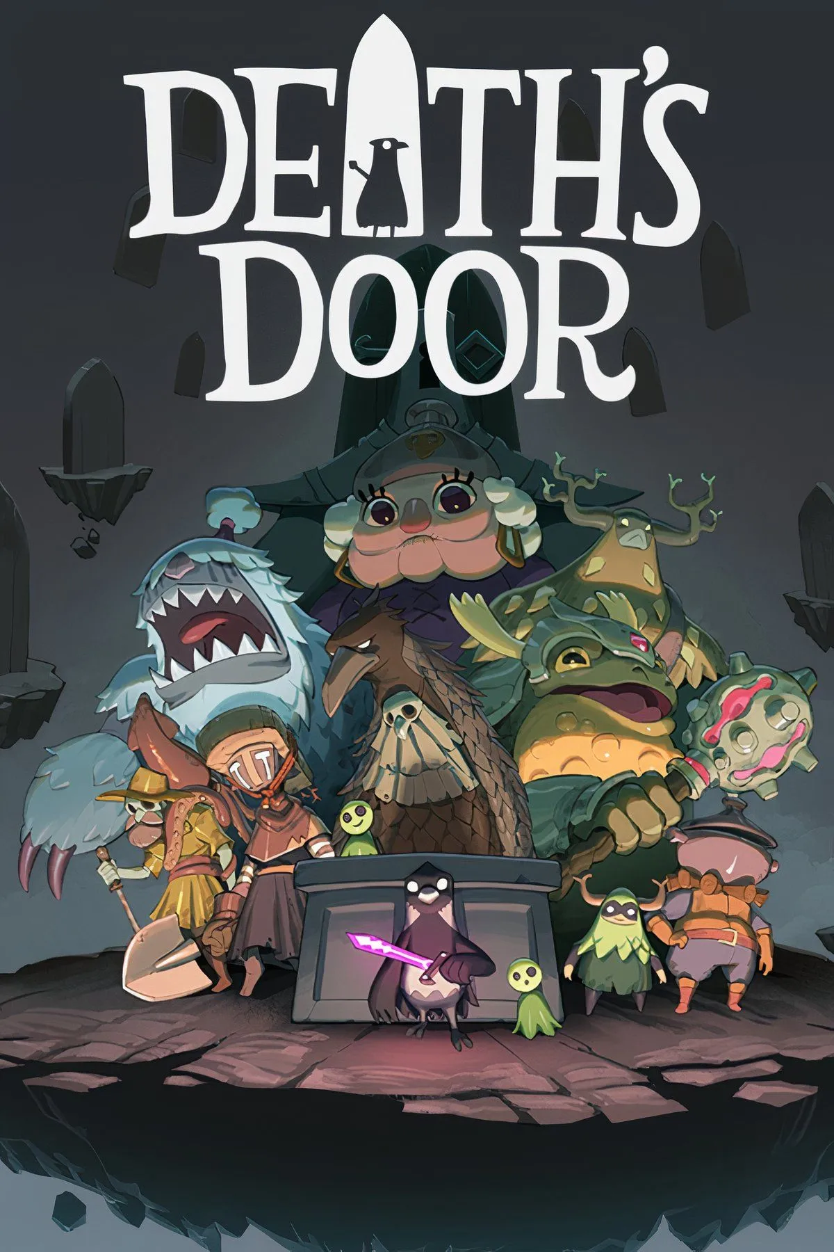 Góc nhìn top-down trong Death's Door với tạo hình nhân vật độc đáo