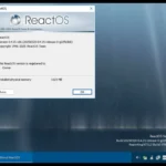 Hệ điều hành ReactOS 0.4.15 với giao diện Mizu mặc định
