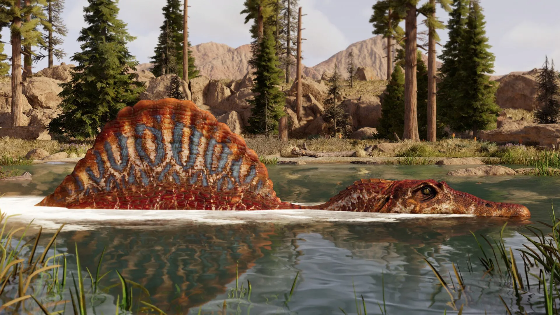 Hệ thống vận chuyển hiện đại đưa du khách tham quan khủng long trong Jurassic World Evolution 3