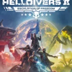 Helldivers 2 biểu tượng trên nền PlayStation và Xbox