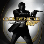 Hình ảnh bìa game GoldenEye 007 Reloaded với nhân vật James Bond (Daniel Craig) đang giương súng, nền đen. Phiên bản làm lại hiện đại của tựa game kinh điển.