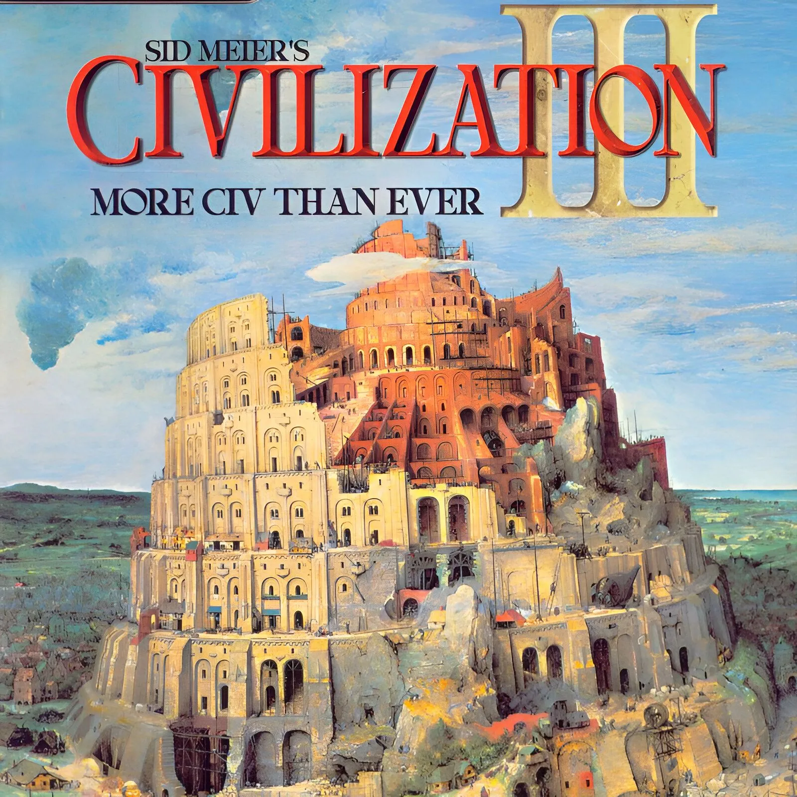 Hình ảnh bìa game Sid Meier's Civilization III, minh họa khả năng chơi lại vô tận và bản đồ tạo theo thủ tục