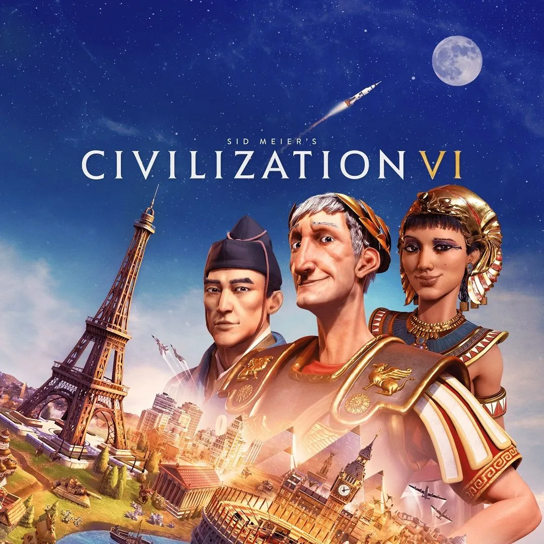 Hình ảnh bìa game Sid Meier's Civilization VI, đại diện cho triết lý &quot;vui là trên hết&quot; của dòng game chiến thuật này