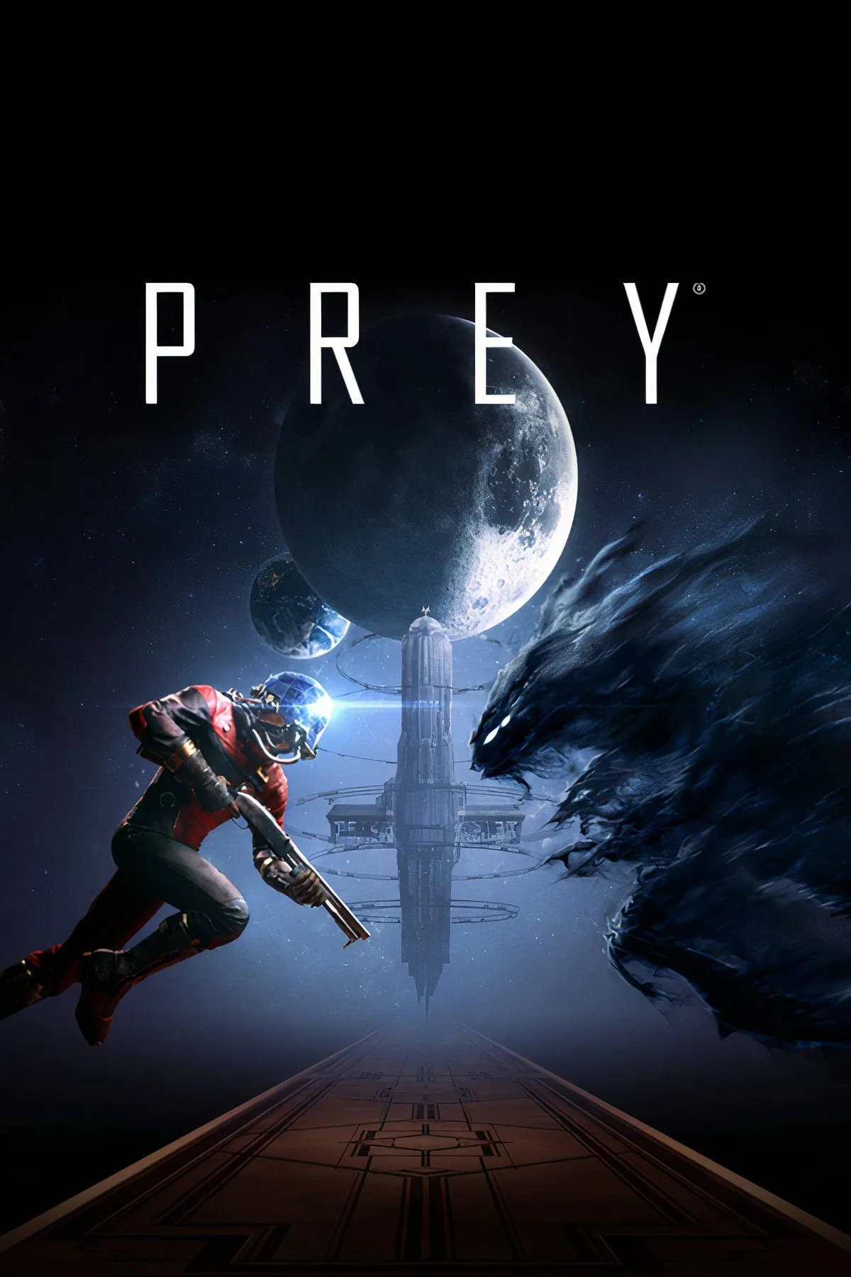 Hình ảnh cận cảnh một Mimic trong Prey ẩn mình trong môi trường tàu vũ trụ Talos I.