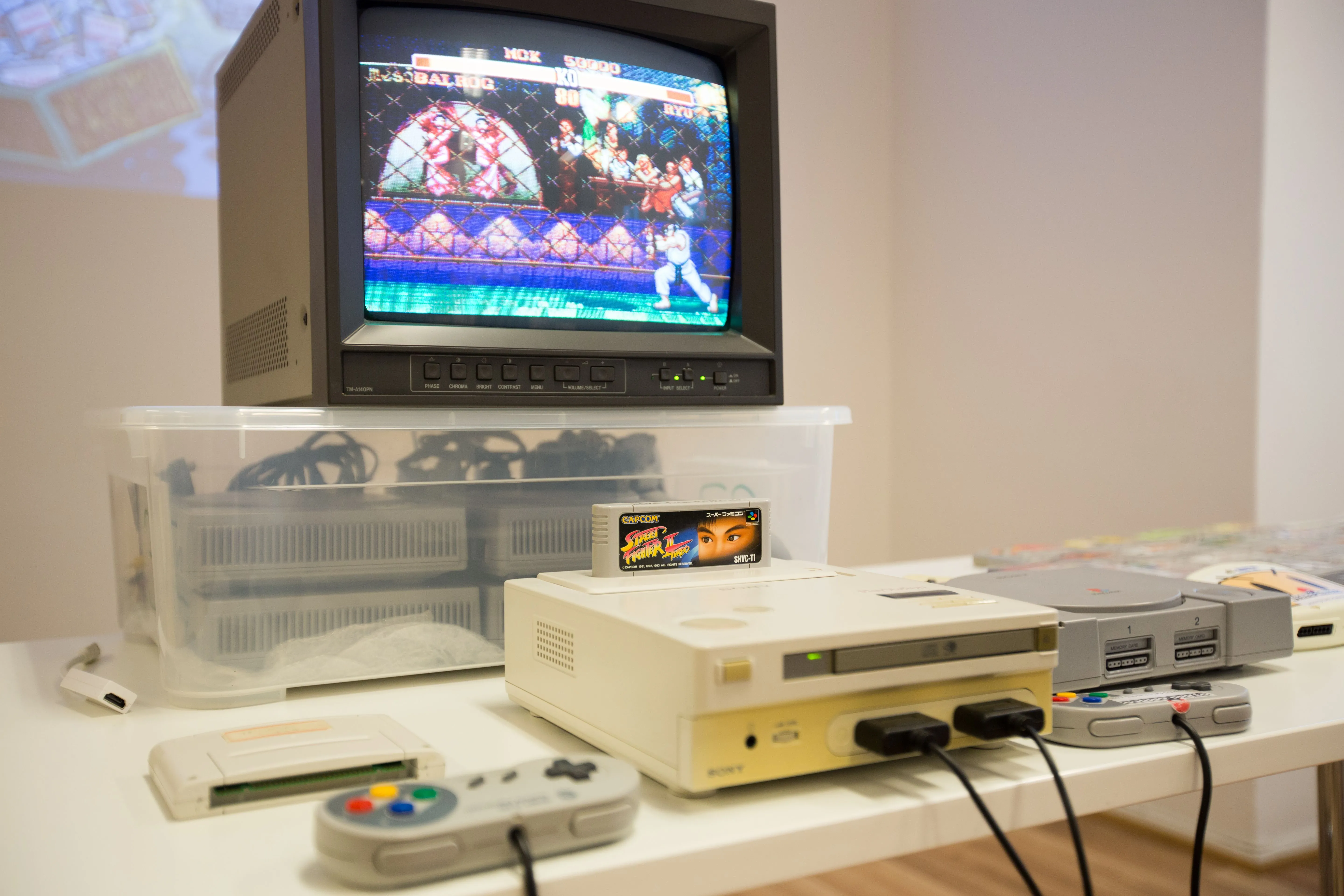 Hình ảnh cận cảnh nguyên mẫu console Nintendo PlayStation