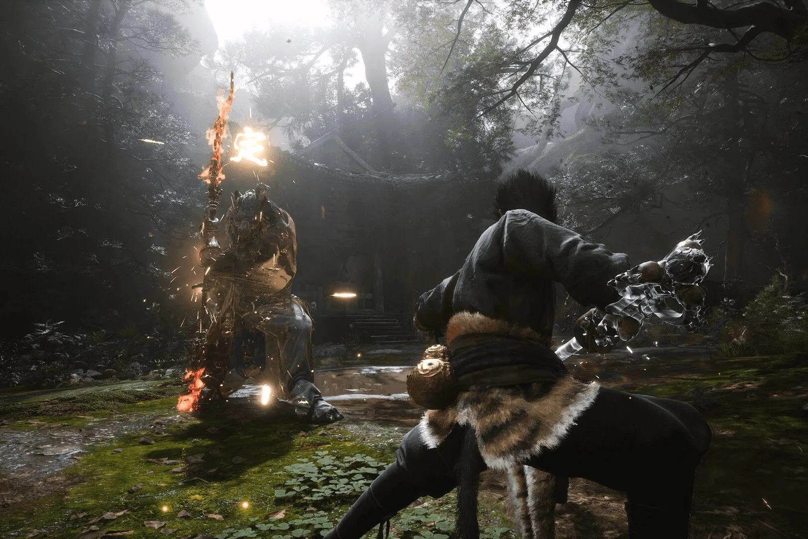 Hình ảnh cận cảnh nhân vật Tôn Ngộ Không trong game Black Myth: Wukong, tựa game đoạt giải Game của Năm tại Steam Awards 2024, với đồ họa ấn tượng và lối chơi hành động đỉnh cao.
