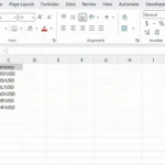 Hình ảnh động minh họa tính năng biểu tượng dữ liệu (value tokens) trên thanh công thức Excel khi chọn ô chứa định dạng đặc biệt như cổ phiếu.