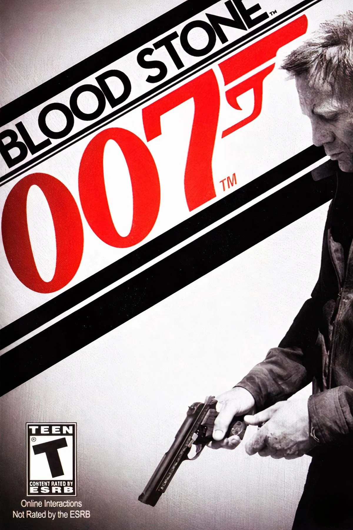 Hình ảnh gameplay James Bond 007 Blood Stone với Daniel Craig trong cảnh chiến đấu căng thẳng, thể hiện đồ họa và hành động của game điệp viên.