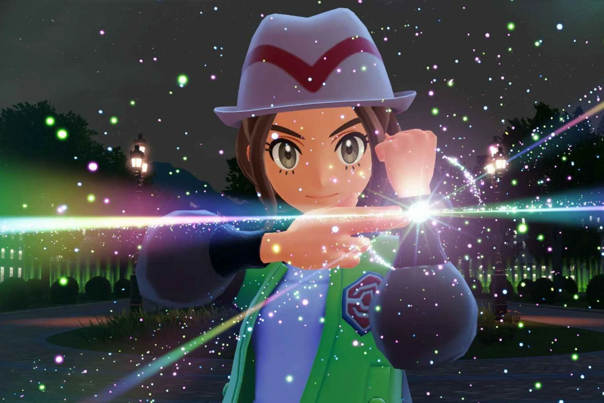 Hình ảnh gameplay từ Pokémon Legends Z-A trên Nintendo Switch 2, thể hiện đồ họa và không gian game.