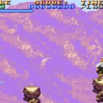 Hình ảnh gameplay từ Super Star Wars trên SNES, minh họa lối chơi platformer hành động đầy thử thách.