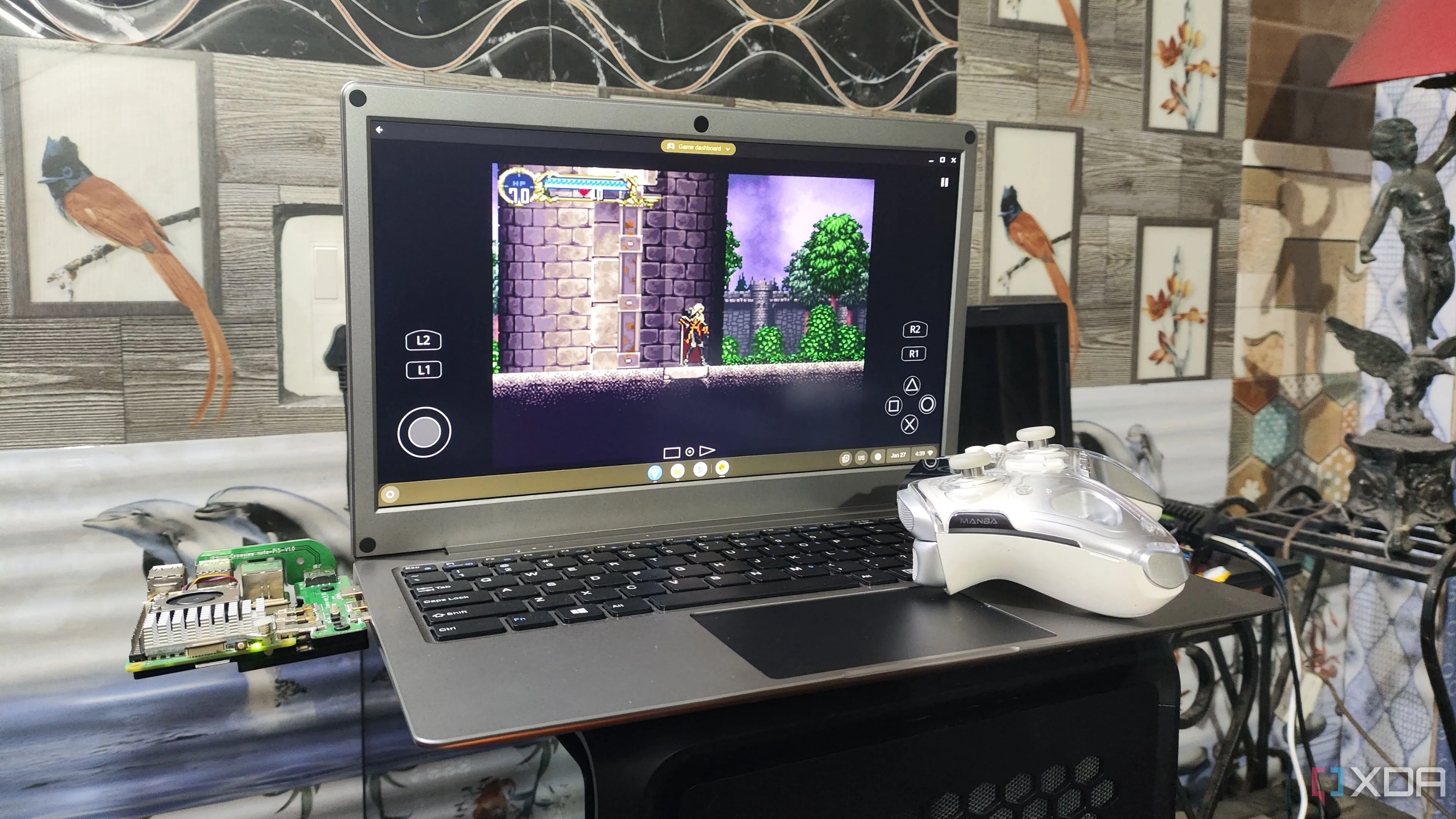 Hình ảnh giả lập Castlevania: Symphony of the Night trên bo mạch Raspberry Pi
