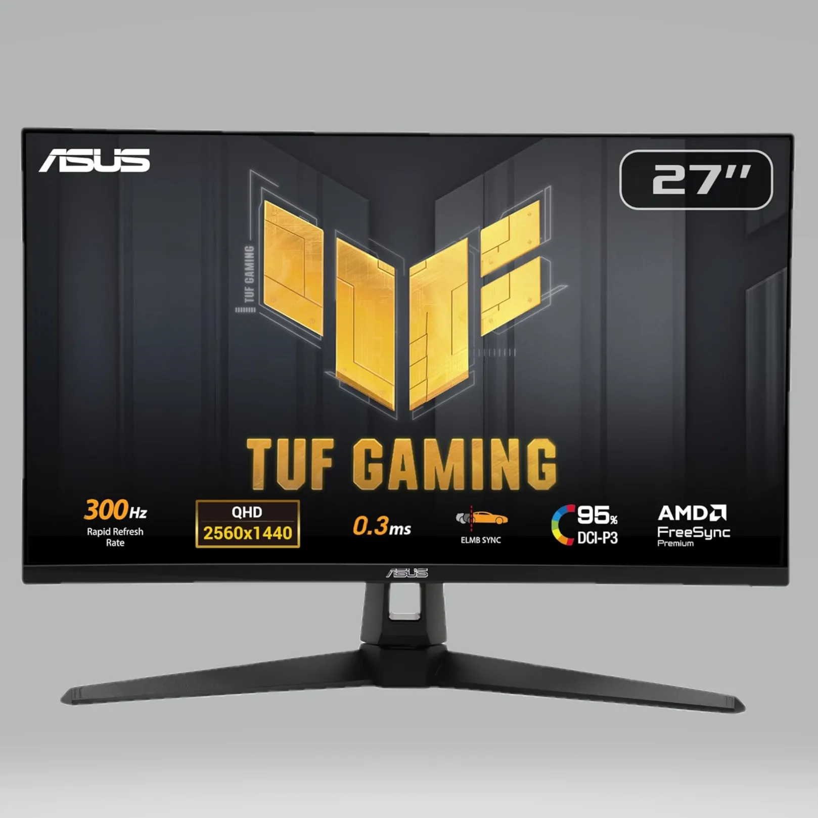 Hình ảnh màn hình chơi game Asus VG27AQM5A 27 inch với tần số quét 300Hz, tối ưu cho trải nghiệm game mượt mà.