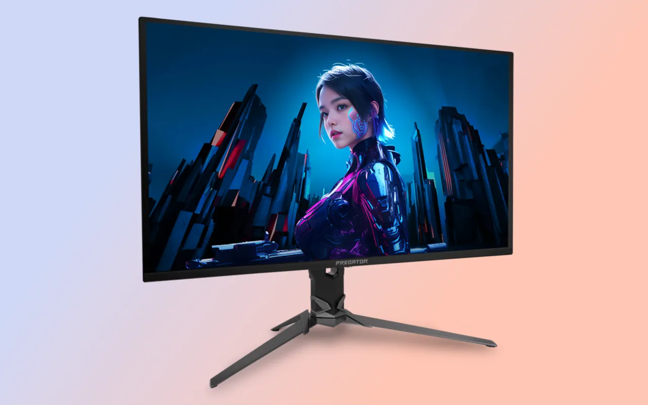 Hình ảnh màn hình gaming Acer Predator X32 X2 QD-OLED 4K với tần số quét 240Hz