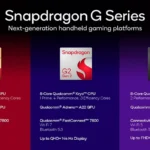 Hình ảnh minh họa các dòng chip Snapdragon G Series thế hệ mới với thông số kỹ thuật chi tiết