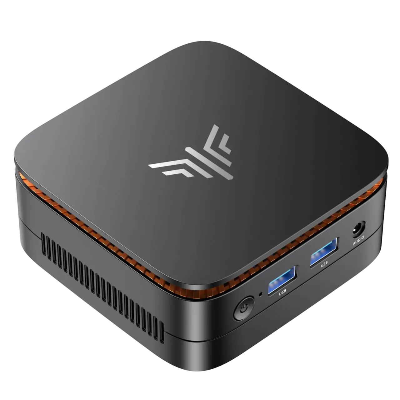 Hình ảnh Mini PC KAMRUI tổng quan, nhỏ gọn, hiện đại cho góc làm việc tối giản