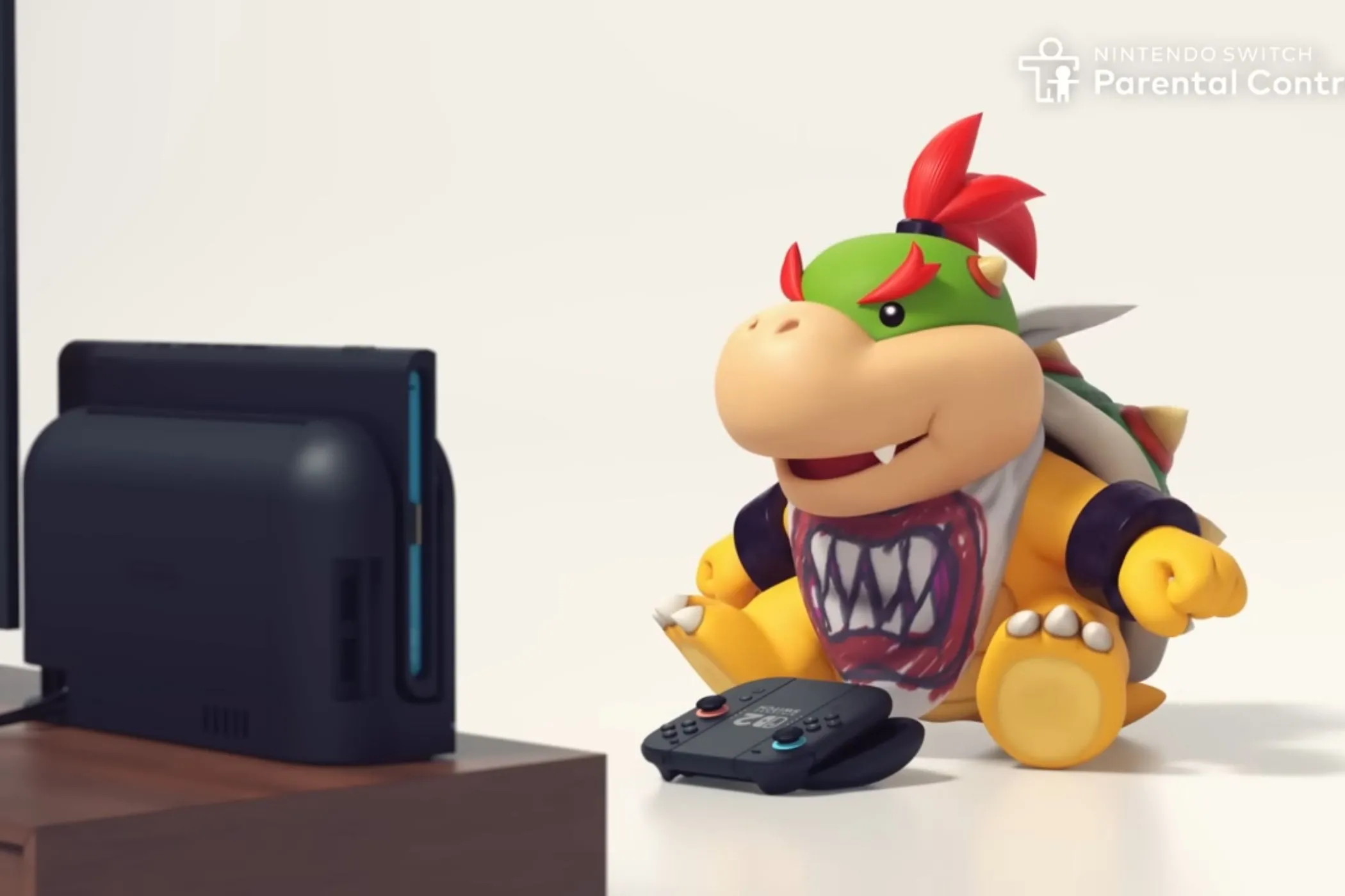 Hình ảnh mô phỏng trải nghiệm chơi game trên Nintendo Switch 2 với camera, làm nổi bật nguy cơ nội dung không lành mạnh nếu thiếu kiểm soát của phụ huynh.