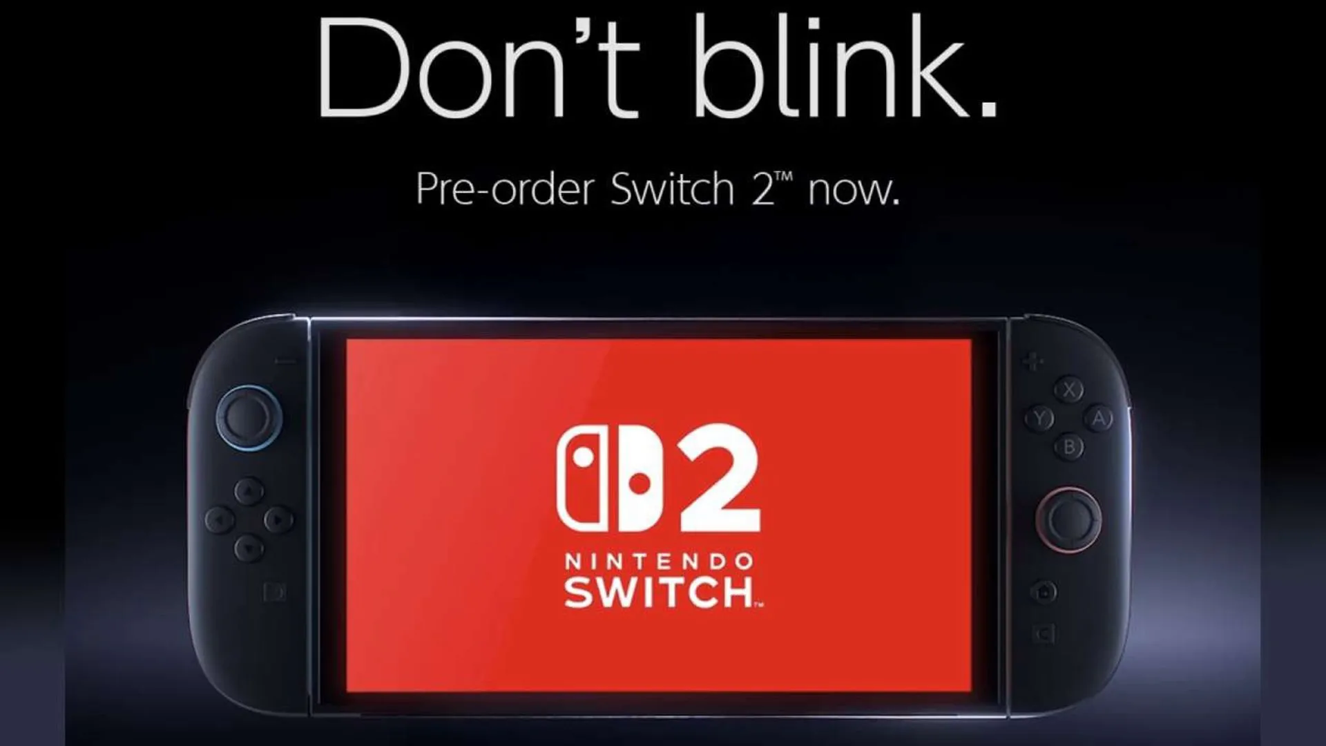 Hình ảnh quảng cáo của GameStop khuyến khích đặt trước Nintendo Switch 2