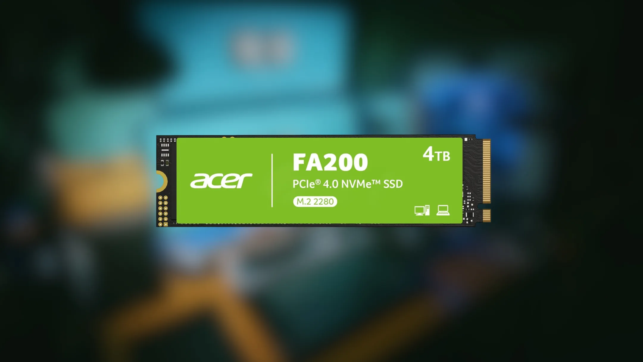 Hình ảnh thực tế ổ cứng SSD Acer FA200 M.2 NVMe Gen4 dung lượng 4TB