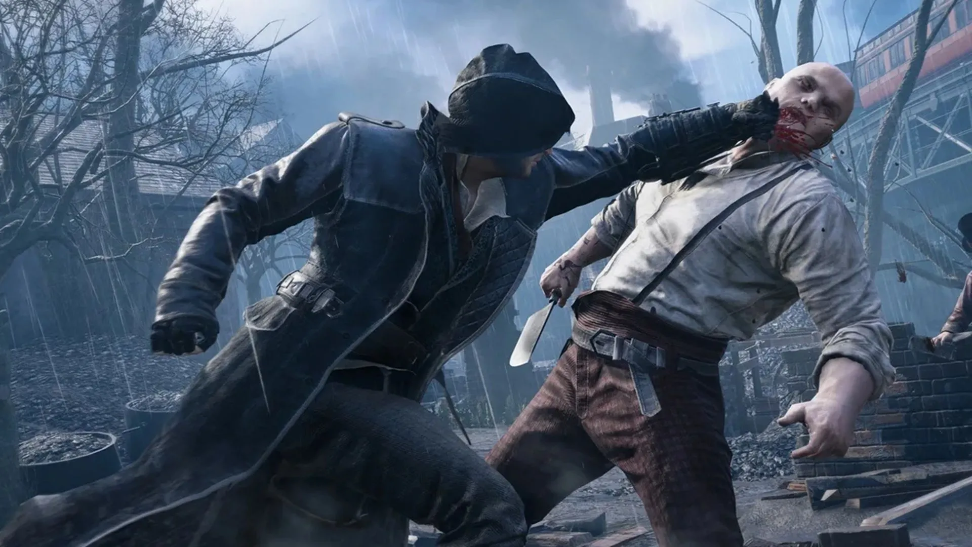 Khung cảnh đô thị công nghiệp trong Assassin's Creed Syndicate, minh họa khả năng game tái hiện bối cảnh gần gũi với Thế chiến 2.