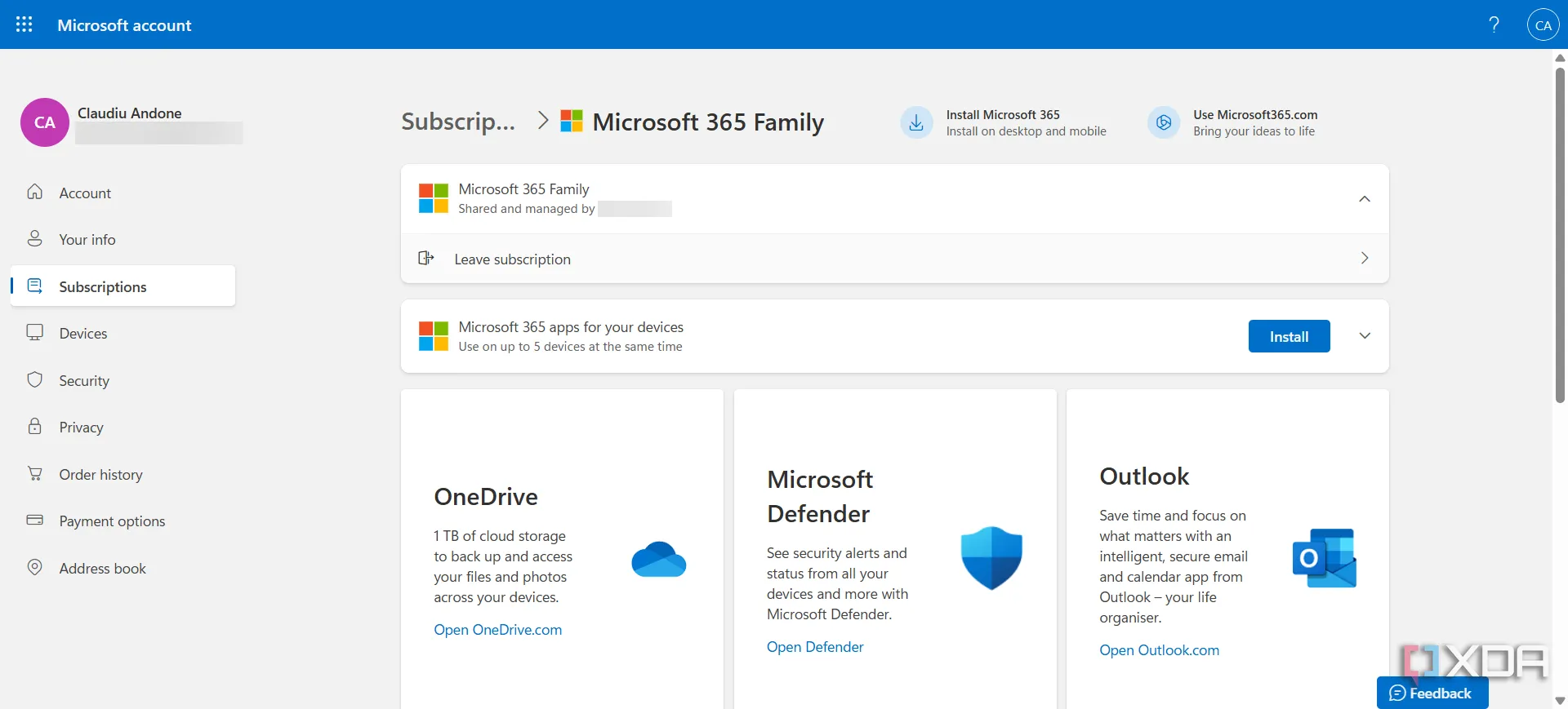Kiểm tra giấy phép Microsoft 365 trong tài khoản Microsoft để quản lý bản quyền phần mềm khi bán máy tính cũ.