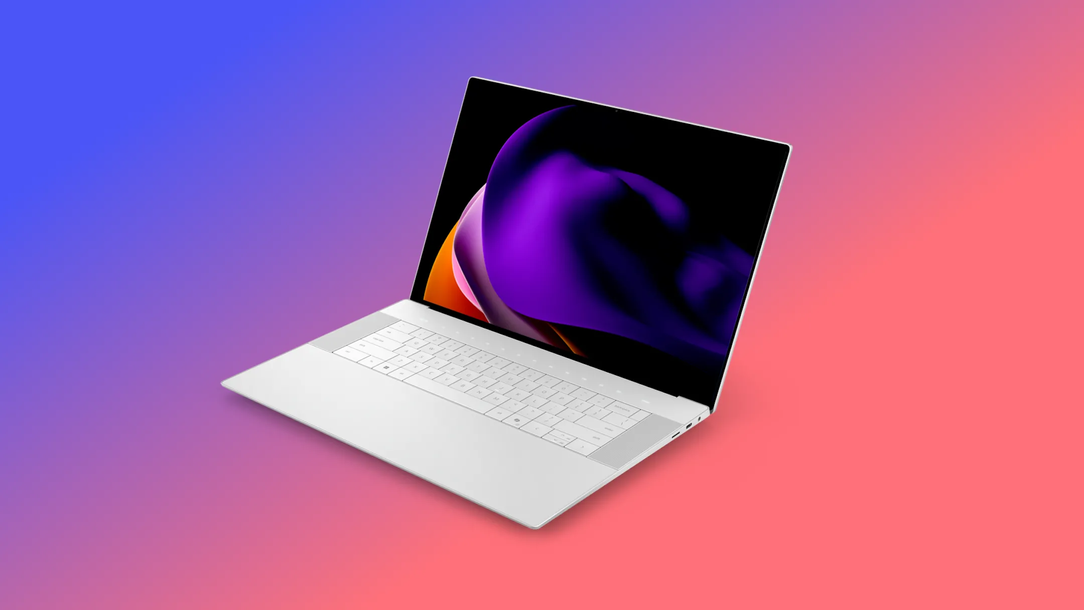 Laptop Dell 16 Premium phiên bản màu Platinum, nổi bật với thiết kế cao cấp và hiệu năng mạnh mẽ