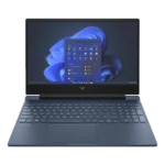 Laptop HP Victus 15 2023 với thiết kế tối giản màu xanh