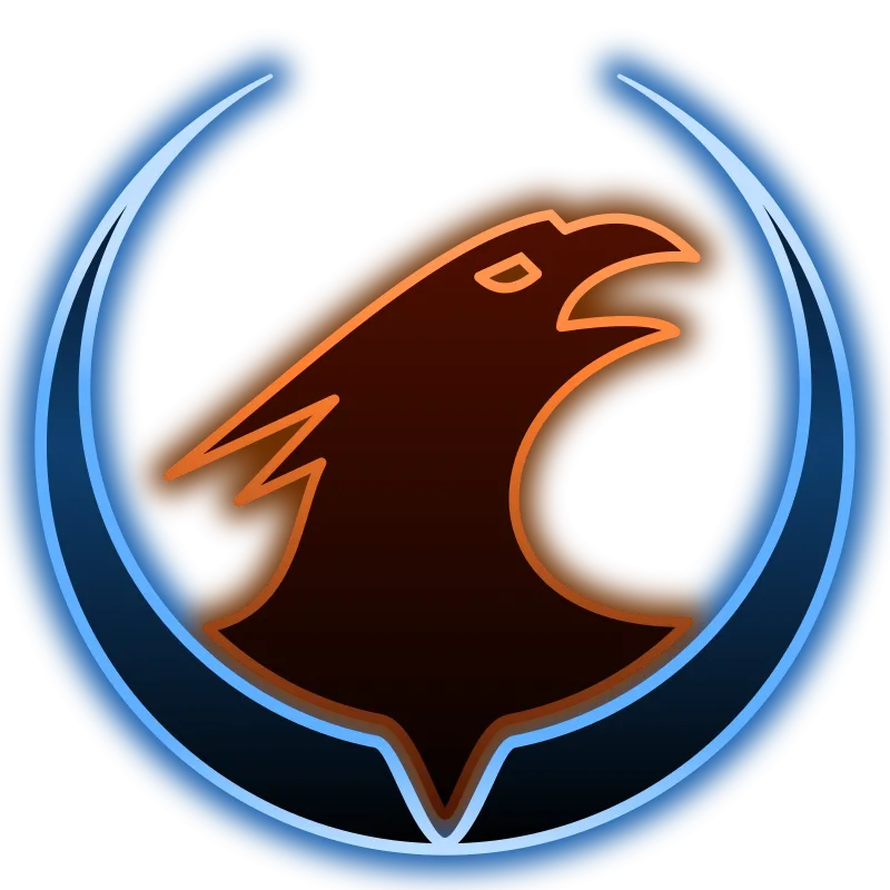 Logo game Xonotic với hình ảnh tốc độ và các yếu tố hình học