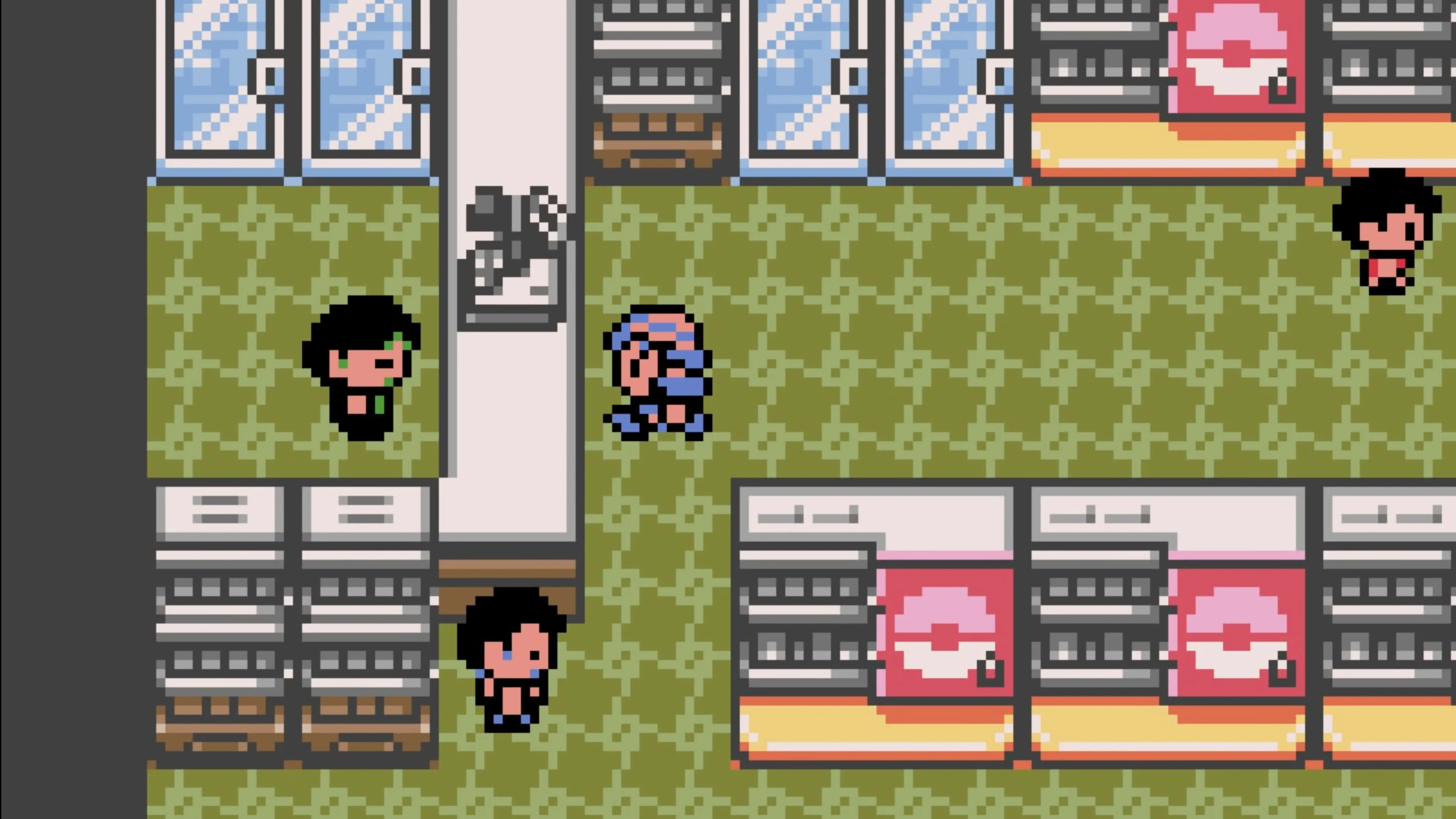 Màn hình chiến đấu trong Pokémon Prism, giới thiệu các Pokémon từ nhiều thế hệ.