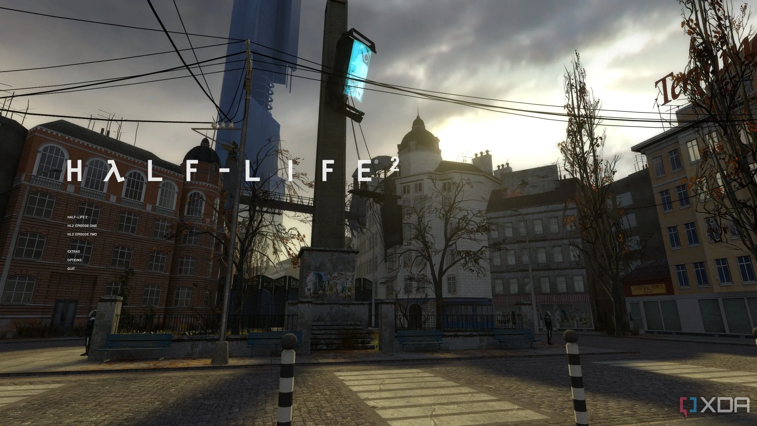 Màn hình khởi động game Half-Life 2, biểu tượng của series game huyền thoại