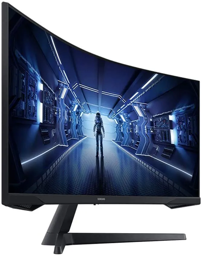 Mẫu màn hình Samsung Odyssey G5 2020 thiết kế gaming với chân đế vững chắc