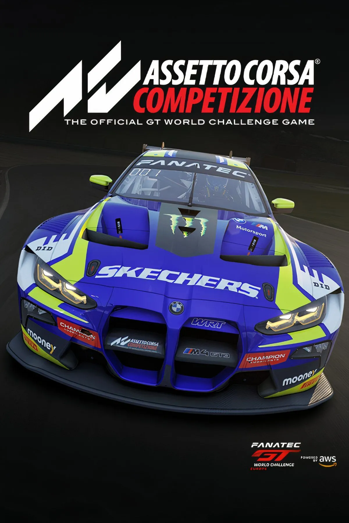 Mẫu xe đua Ferrari trong game Assetto Corsa trên đường đua mô phỏng, thể hiện đồ họa chân thực của game sim đua.