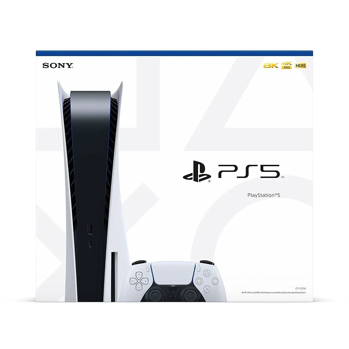 Máy chơi game PlayStation 5 trong hộp sản phẩm của Sony