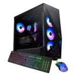 Máy tính chơi game iBUYPOWER Slate 9 với thiết kế hiện đại và đèn RGB