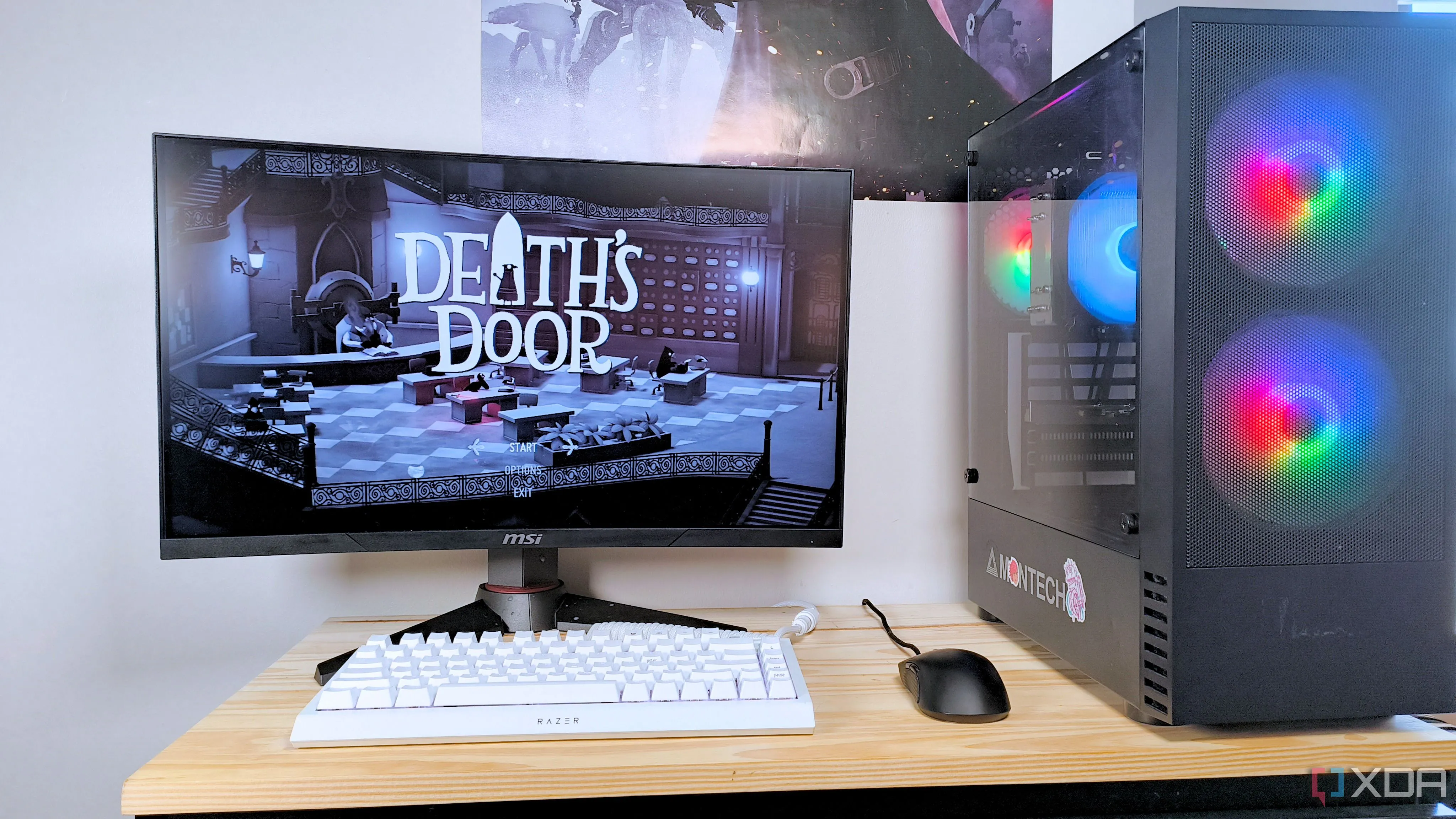 Máy tính chơi game SteamOS chạy tựa game Deaths Door