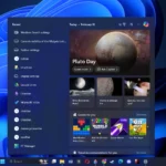 Menu tìm kiếm Windows 11 hiển thị nút Copilot