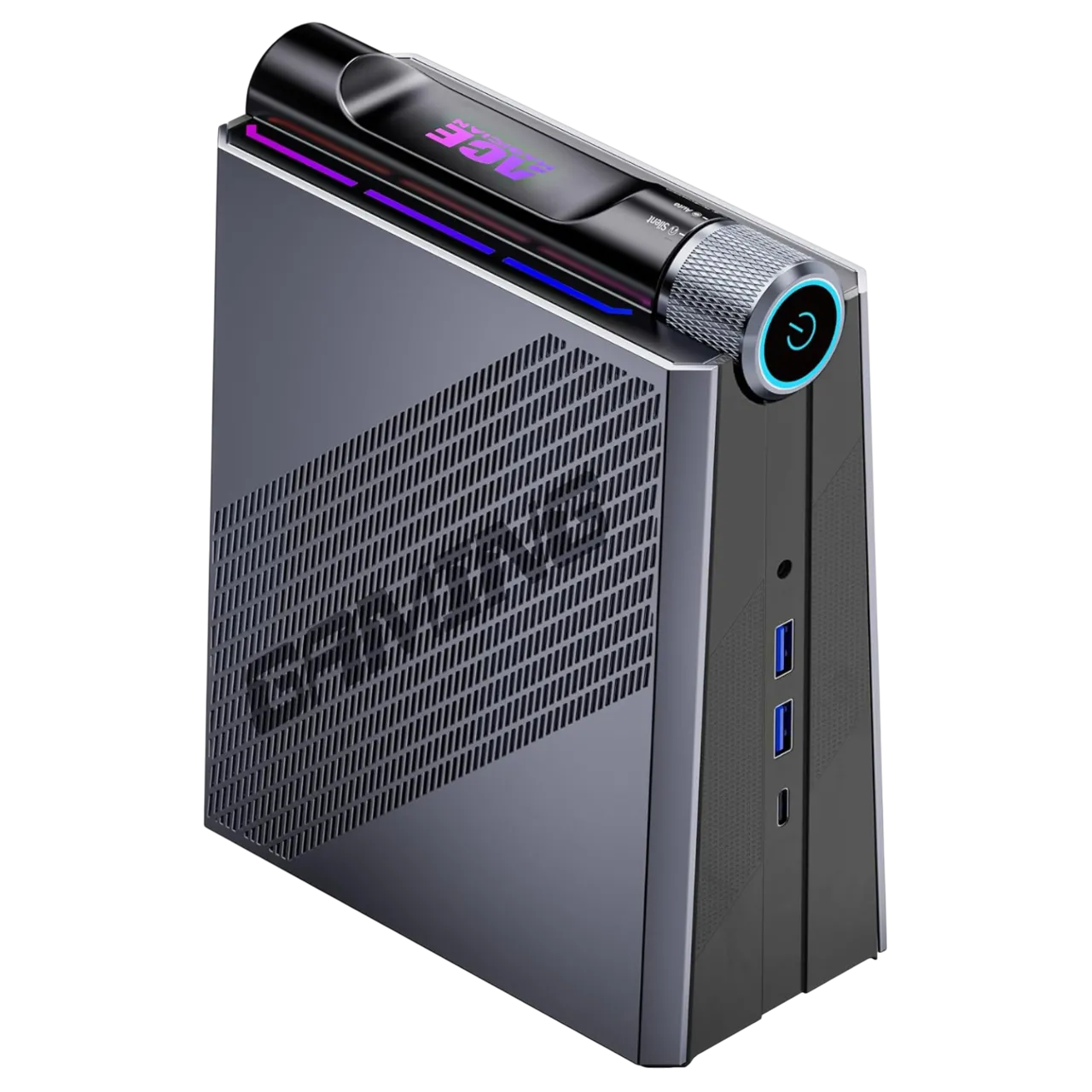 Mini PC ACEMAGICIAN với thiết kế nhỏ gọn và tông màu đen hiện đại