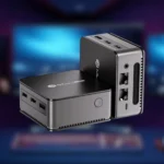 MLLSE G2 Mini PC hiển thị các cổng kết nối đa dạng phía sau