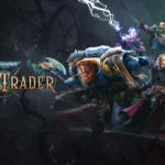 Mô tả hình ảnh trò chơi Warhammer 40,000: Rogue Trader, hiển thị giao diện và nhân vật chính, minh họa đồ họa isometric và không khí u tối của vũ trụ 40K