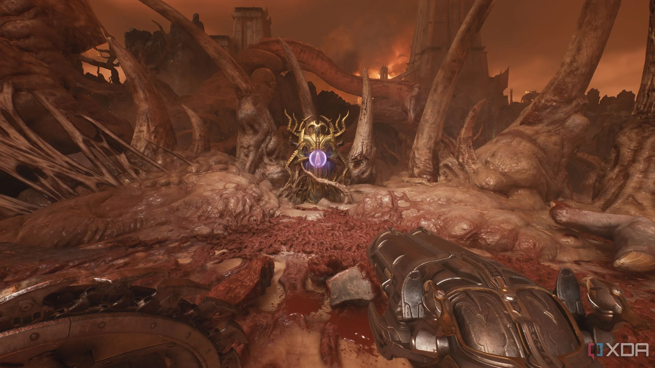 Một bức tượng Wraithstone trong Doom: Thời Đại Hắc Ám.