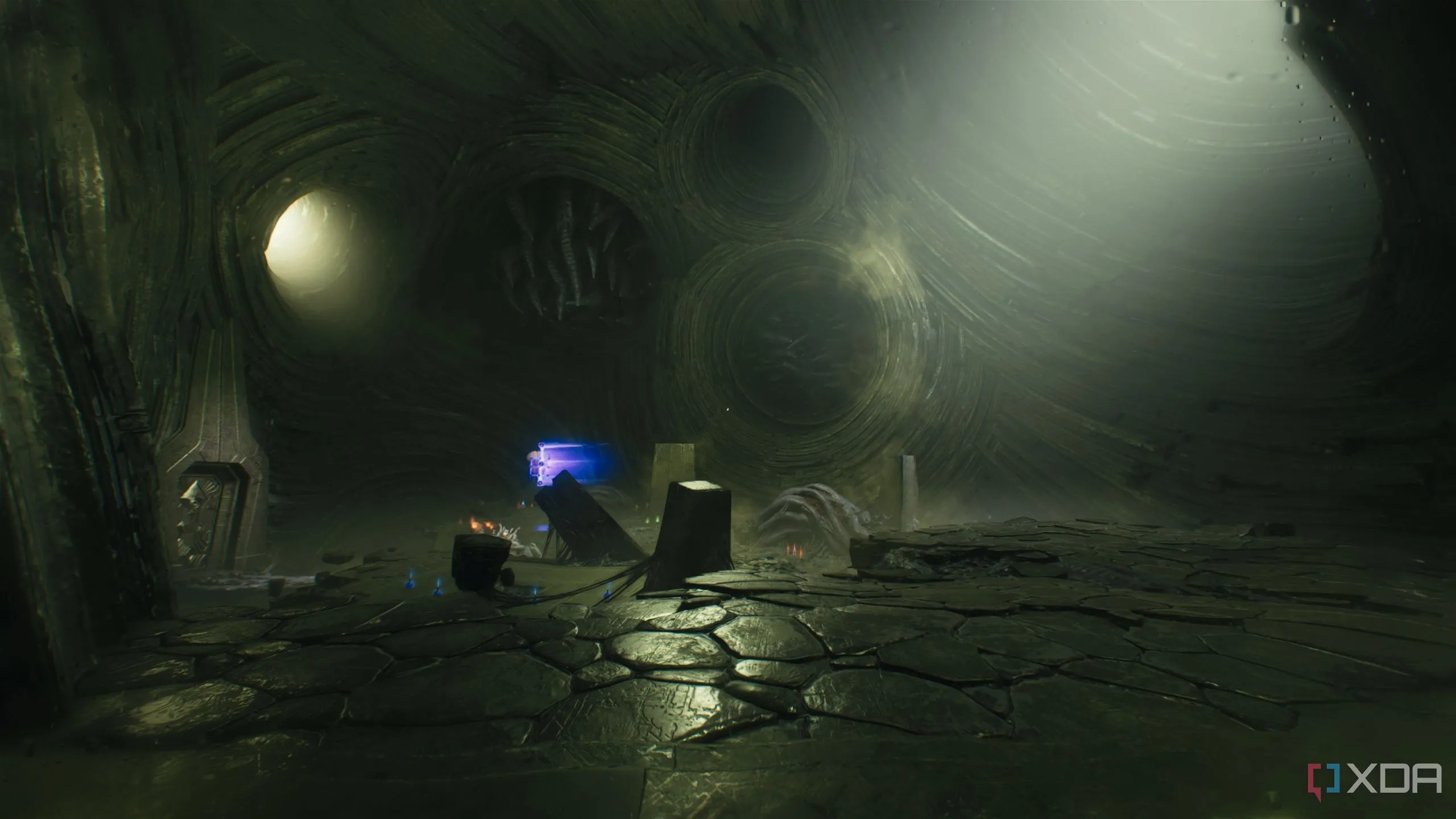 Một căn phòng Lovecraftian rộng lớn trong Chapter 15 của Doom The Dark Ages