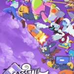 Một con quái vật trong game Cassette Beasts đang chuẩn bị tấn công với hiệu ứng năng lượng xung quanh.