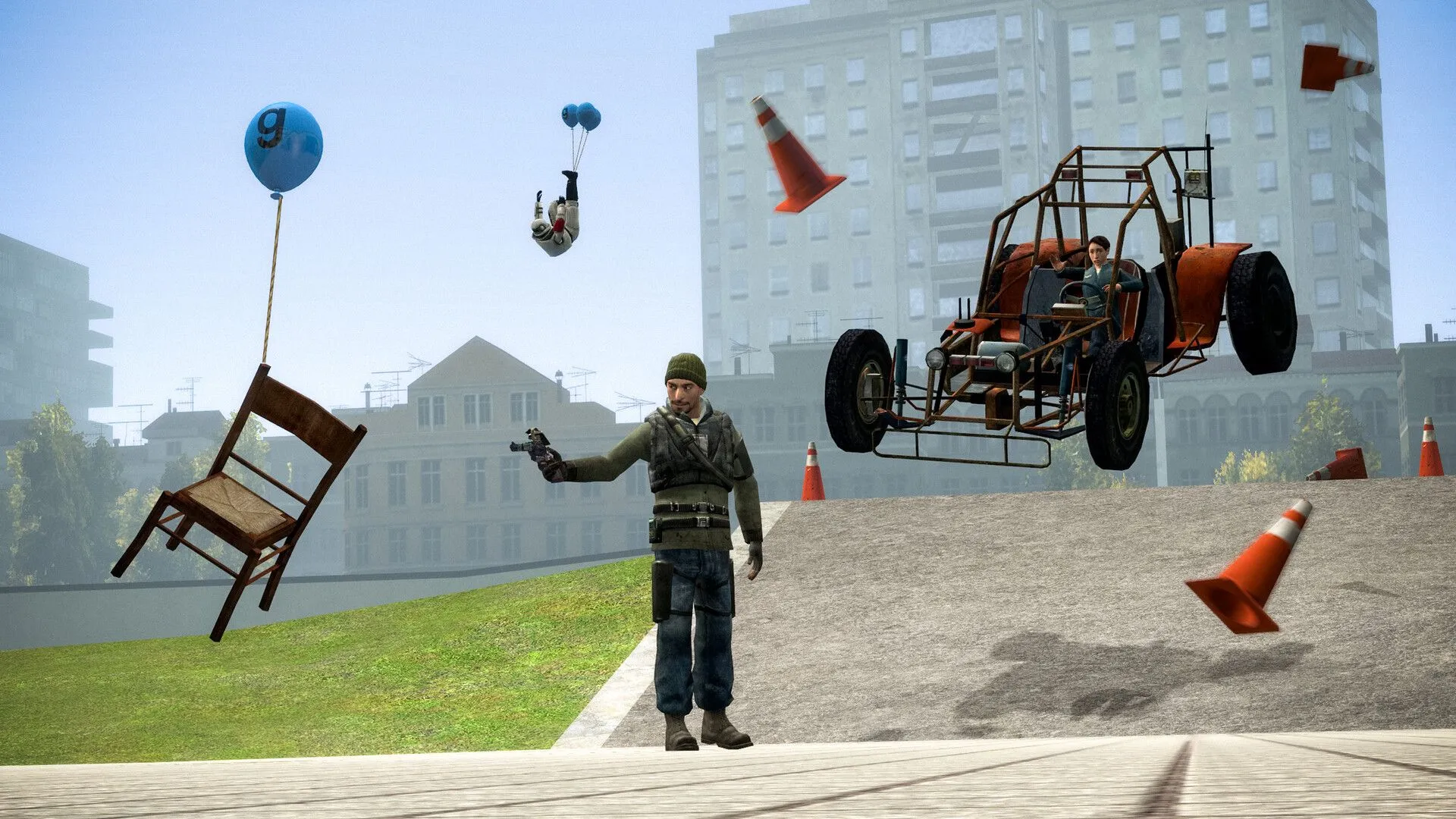 Một công trình sáng tạo của người chơi trong thế giới Garry's Mod