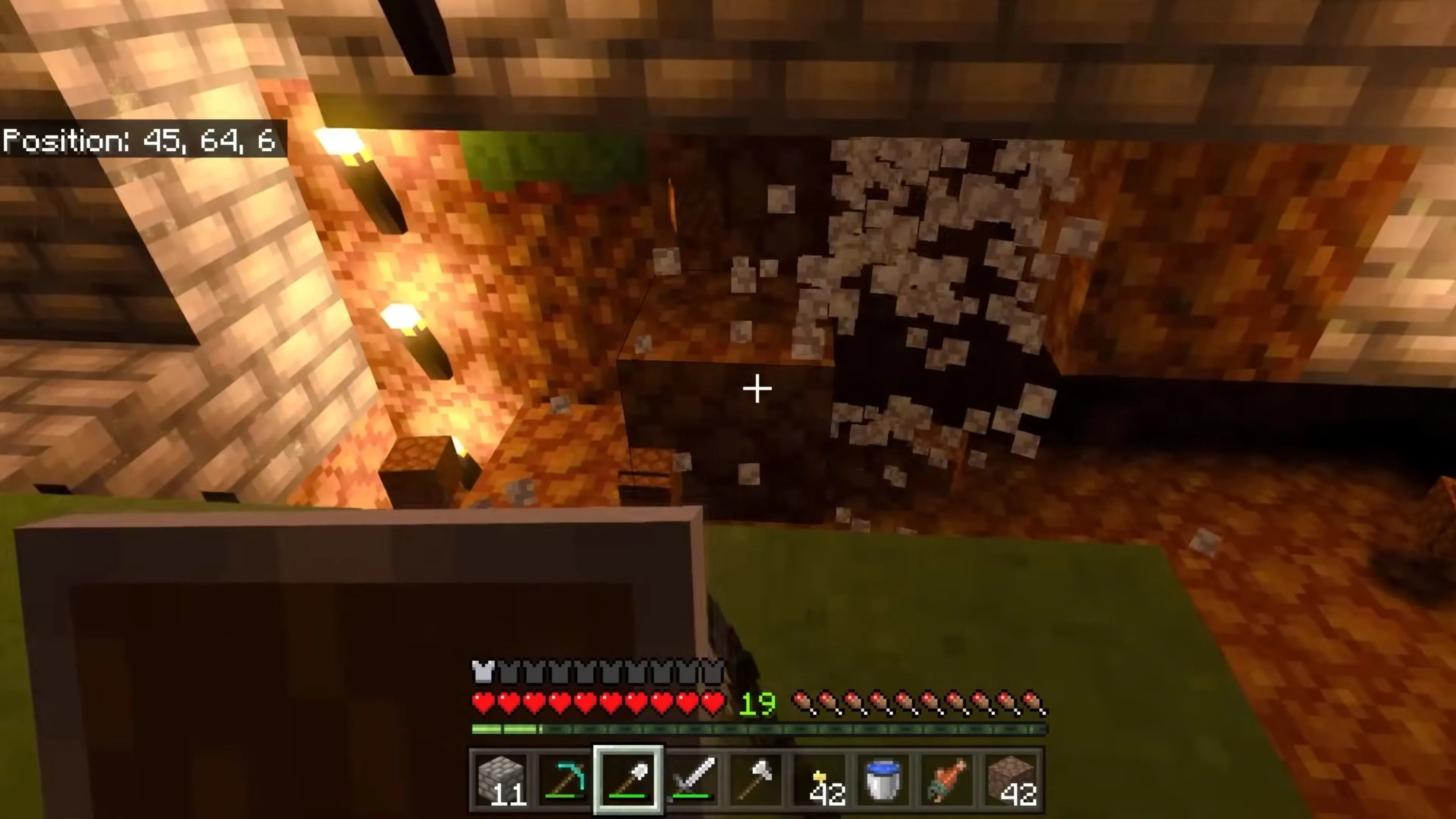 Một kiến trúc phức tạp được xây dựng trong Minecraft.