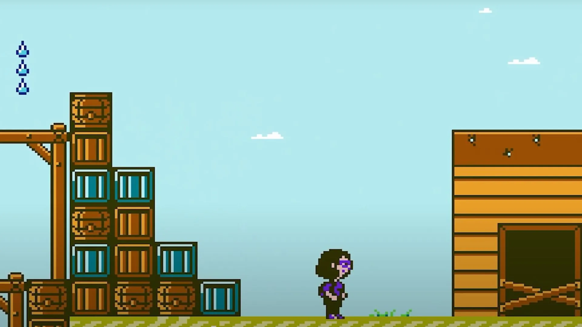 Một màn chơi mới đầy màu sắc trong game phiêu lưu 8-bit Echoes of the Unread trên hệ máy NES.